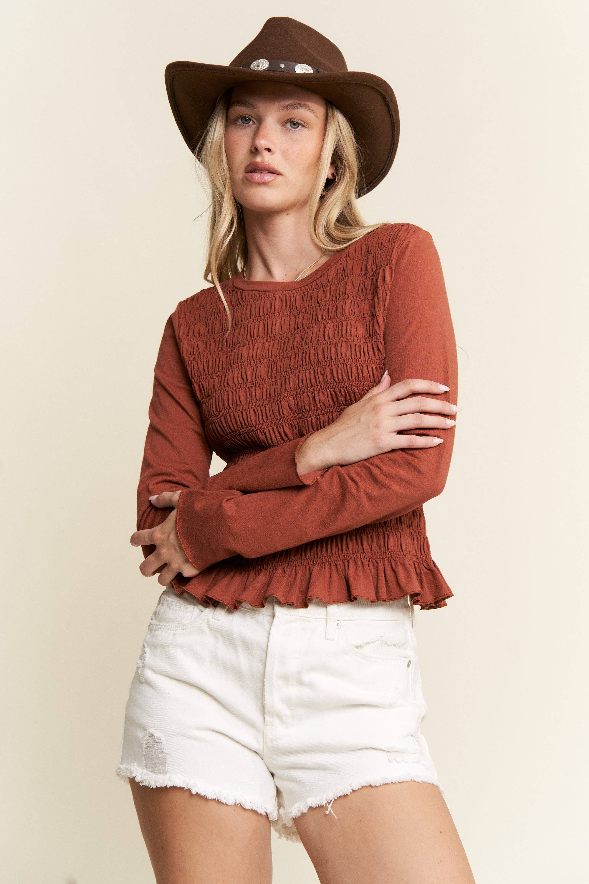 Willow Smocked Blouse