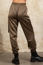 Load image into Gallery viewer, Satin Soft Shiny Cargo Jogger
