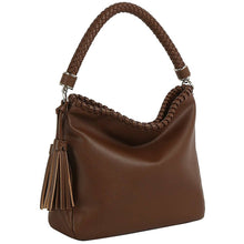 Load image into Gallery viewer, Braided Top Handle Shoulder Bag
