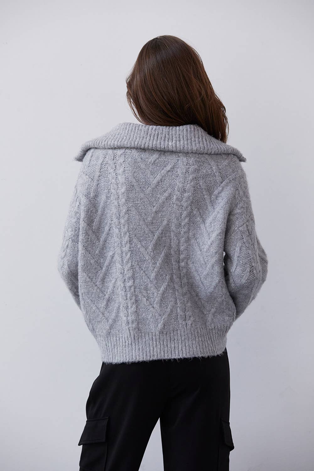 Mary-Ann Chunky Cable Knit Sweater
