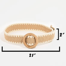 Load image into Gallery viewer, Natural Twist Belt: Khaki
