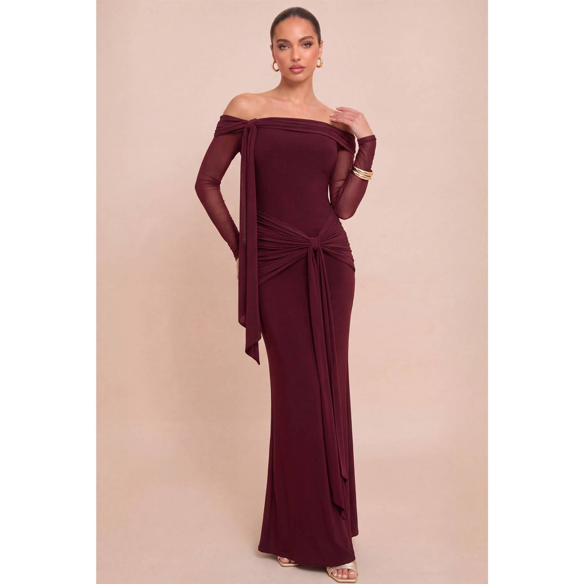 Tie-Front Muse Maxi Dress