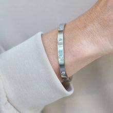Load image into Gallery viewer, Corinne Silver Bangle
