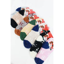 Load image into Gallery viewer, Kids Snowflake Fluffy Socks
