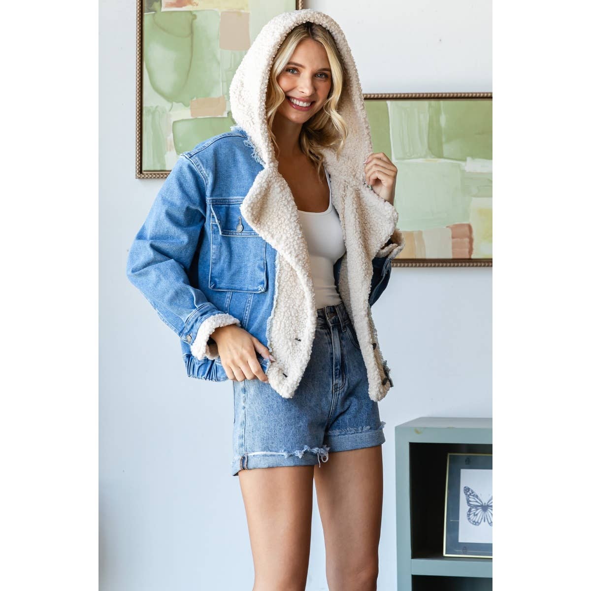Aspen Trail Sherpa Denim Jacket