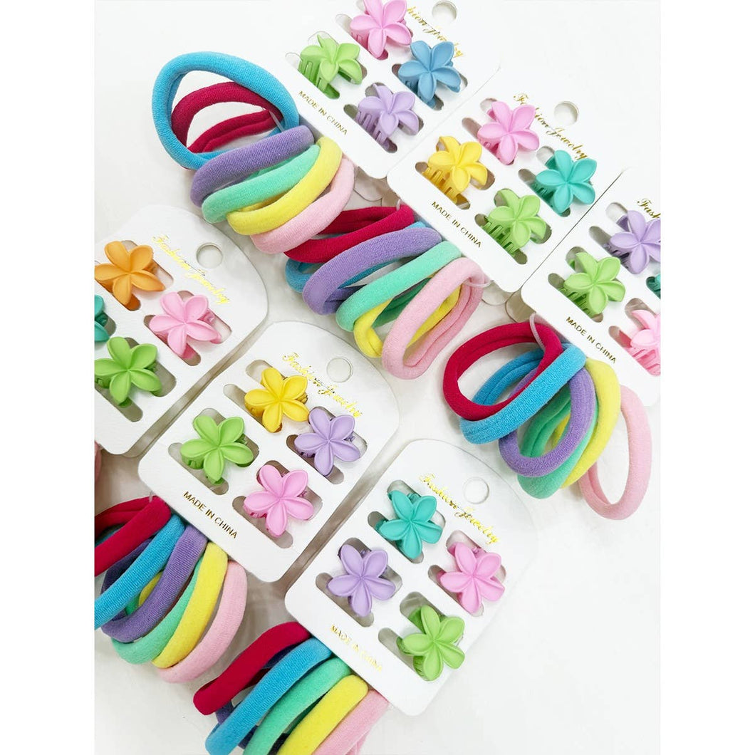 Mini Clips and Colorful Hair Ties