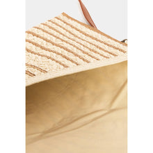 Load image into Gallery viewer, Rectangle Straw Striped Clutch Bag
