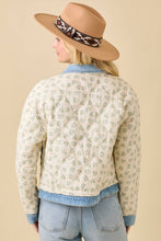 Load image into Gallery viewer, Eden Quilted Denim Jacket
