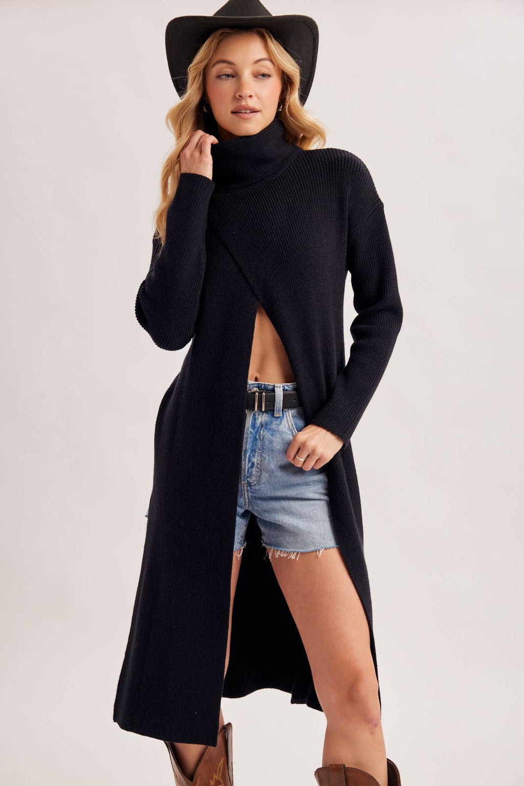 Marlowe Crossover Turtleneck
