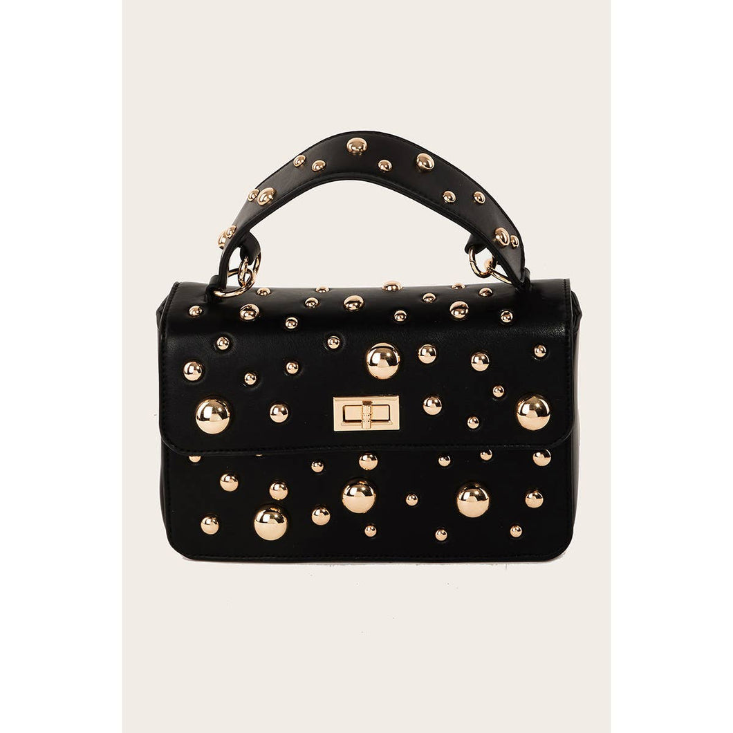 EdgeMuse Studded Rectangle Bag