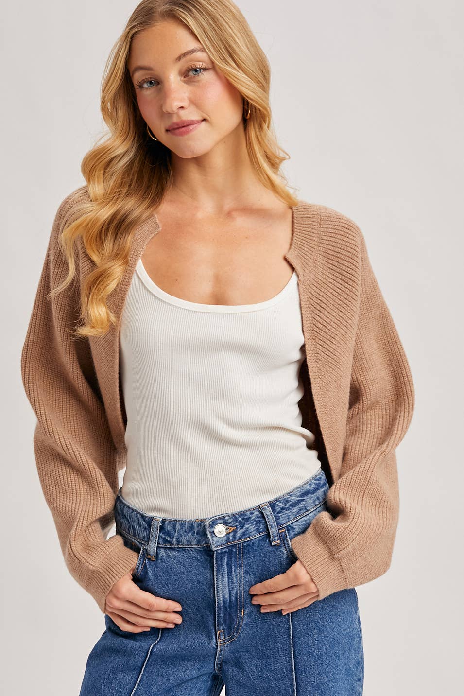 Cropped Knit Bolero