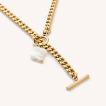 Load image into Gallery viewer, White Flora Front Clasp Necklace
