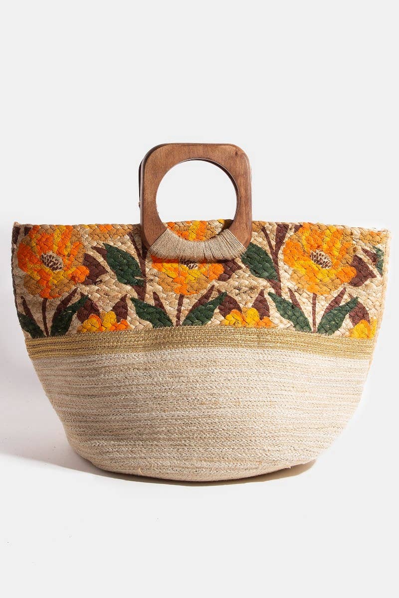 Bloom & Carry Jute Tote