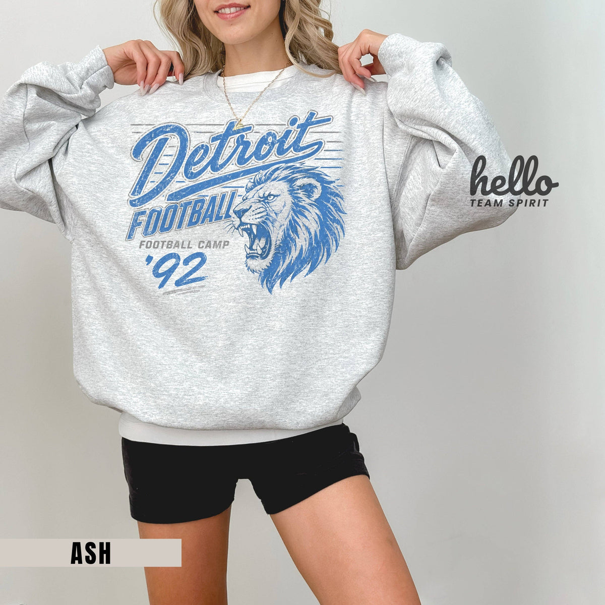 Detroit Varsity Football Graphic Sweatshirt