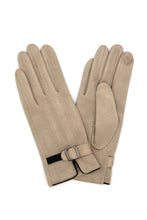 Load image into Gallery viewer, Faux Suede Band Smart Touch Gloves
