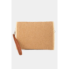 Load image into Gallery viewer, Coastal Charm Straw Clutch
