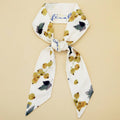 Floral Print Satin Scarf