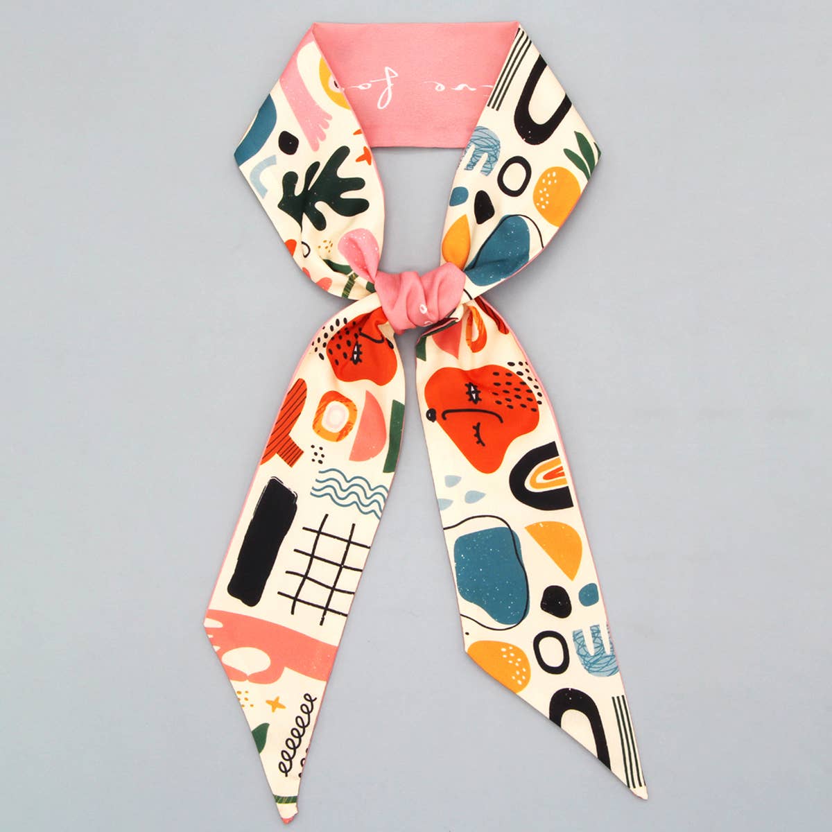 Silk Trail Ribbon Scarf