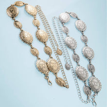 Load image into Gallery viewer, Desert Dusk Concho Chain Belt
