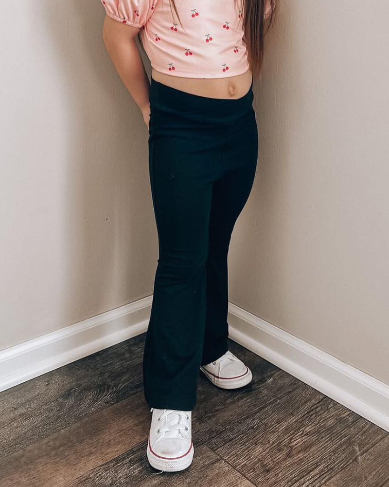 Crossover Flared Leggings