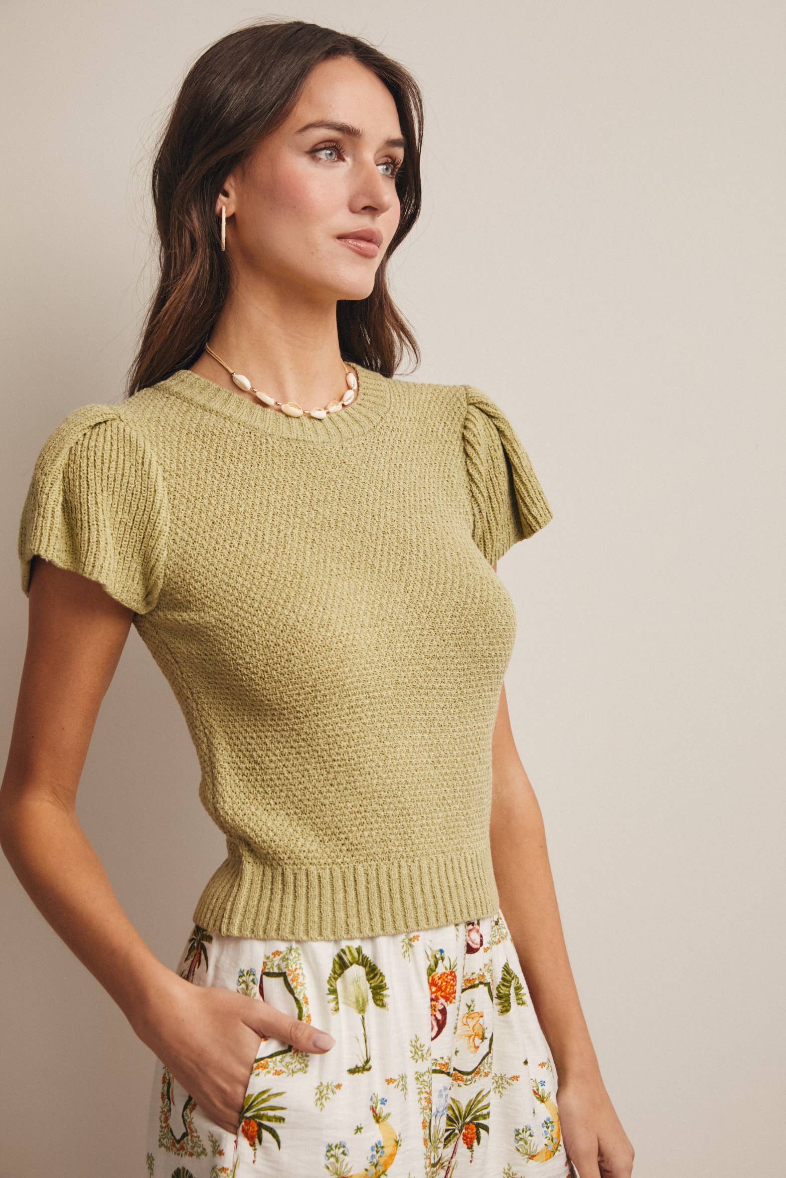 The Sage Sculpt Knit Top
