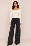 Embrace Off-Shoulder Knit Top