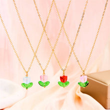 Load image into Gallery viewer, Holland Tulip Flower Necklace
