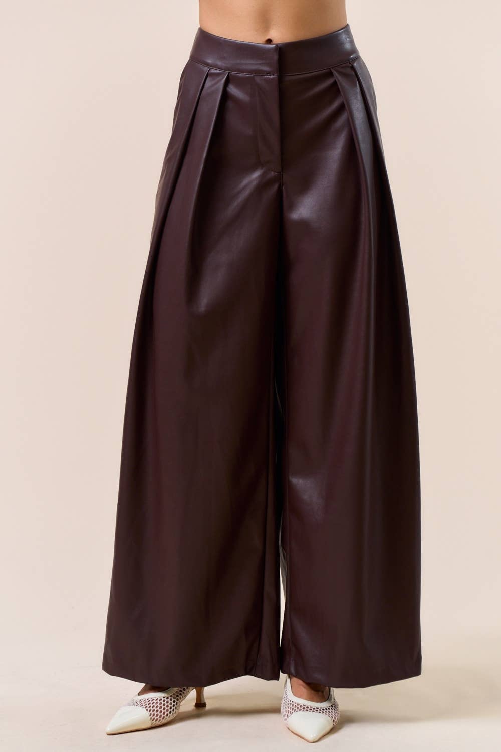 The City Chic Faux Leather Trousers