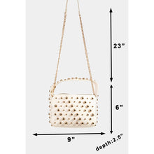 Load image into Gallery viewer, Studded Square Chic Bag
