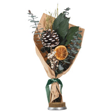 Load image into Gallery viewer, Petite Winter 12&quot; Bouquet: Orange Slice &amp; Baby Eucalyptus
