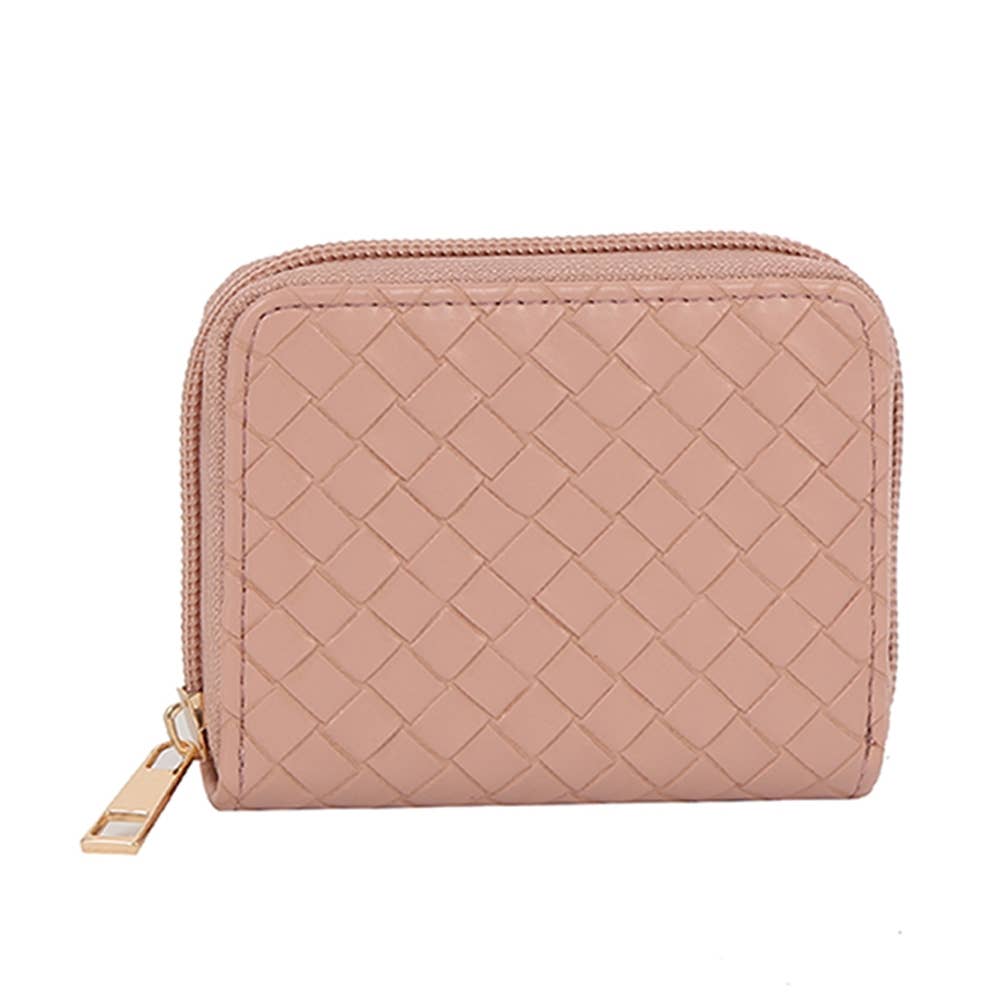 Briar Woven Zip Wallet