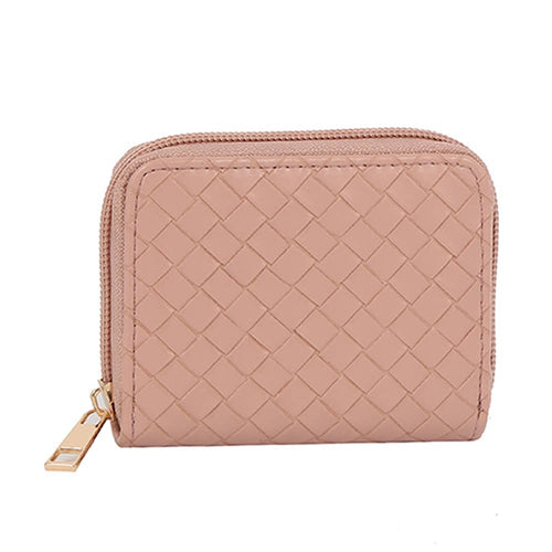 Briar Woven Zip Wallet