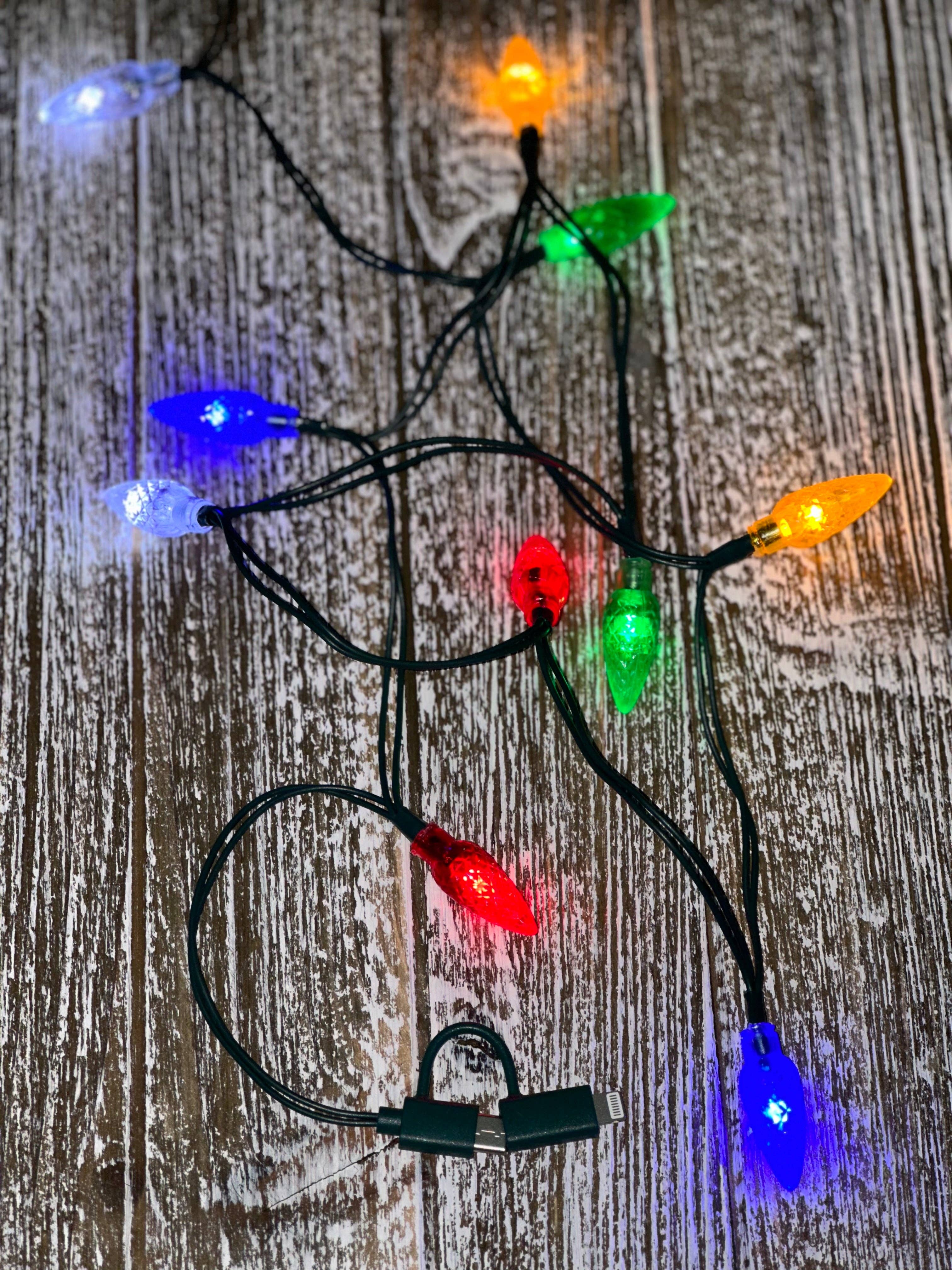"Festive Lights" 2 in 1 Phone Charger
