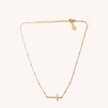 Load image into Gallery viewer, Gold Heavenly Cross Necklace

