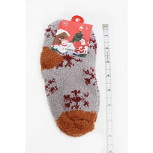 Load image into Gallery viewer, Kids Snowflake Fluffy Socks
