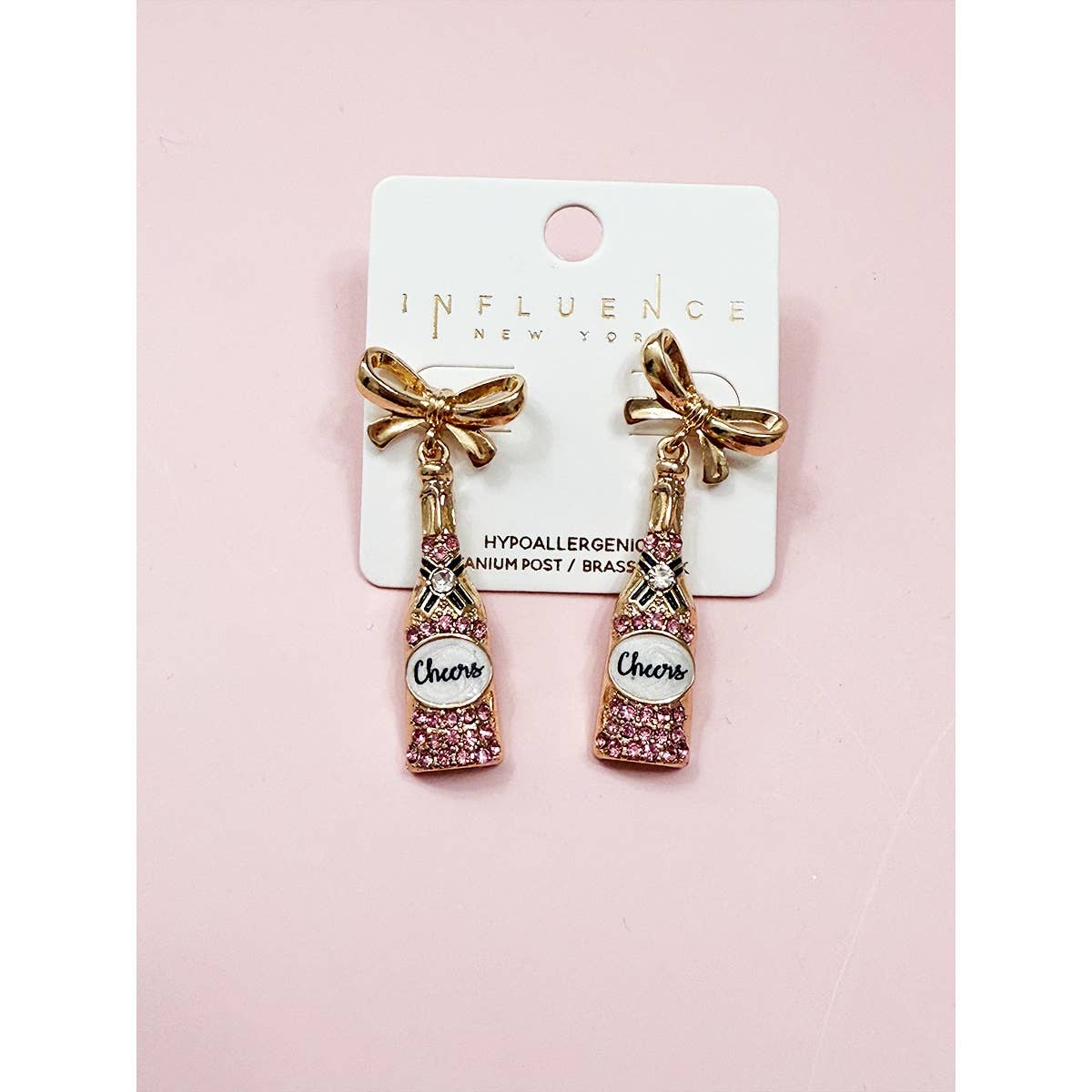 Champagne Bottle Earrings