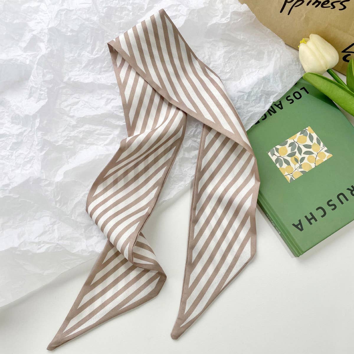 Neutral Twilly Scarf