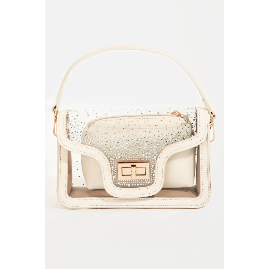 Studded Prism Crossbody