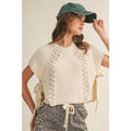 The Heirloom Braid Artisan Knit Top