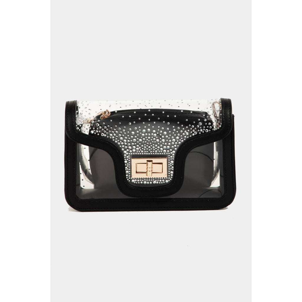 Studded Prism Crossbody