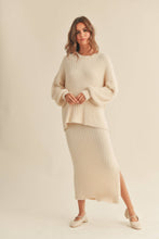 Load image into Gallery viewer, Ribbed Sweater Skirt
