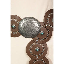Load image into Gallery viewer, Round chic Disc Belt
