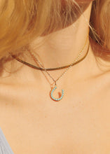 Load image into Gallery viewer, Turquoise Horseshoe
