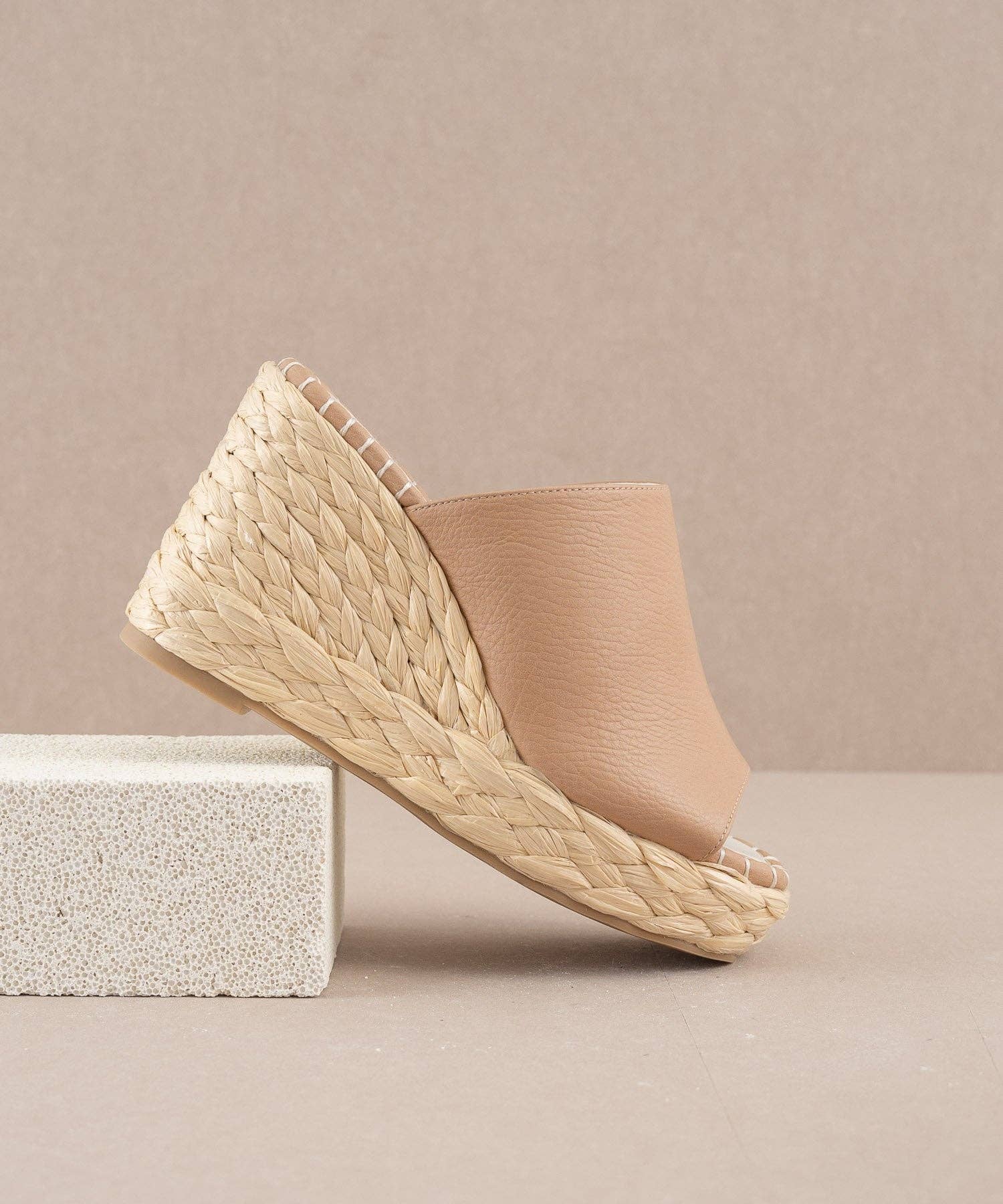 Brown Espadrille Wedge