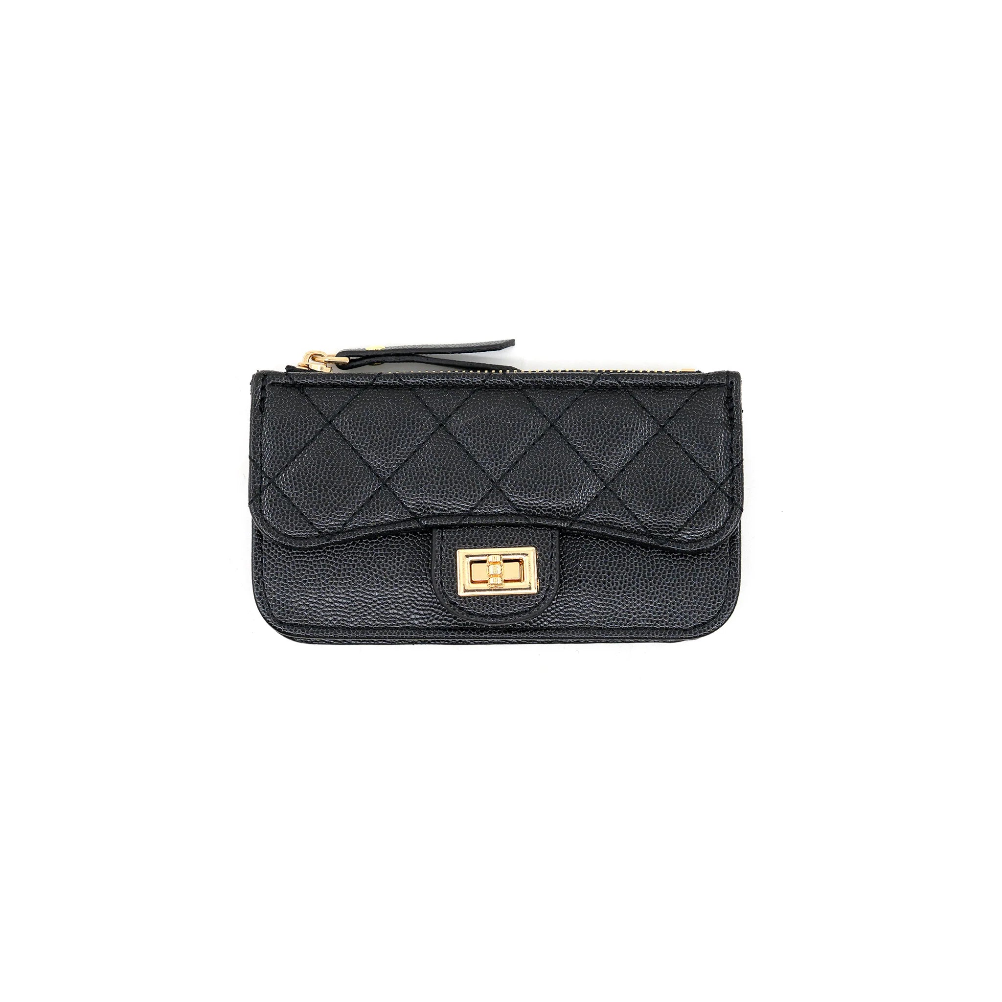 The Quilted Turnlock Wallet