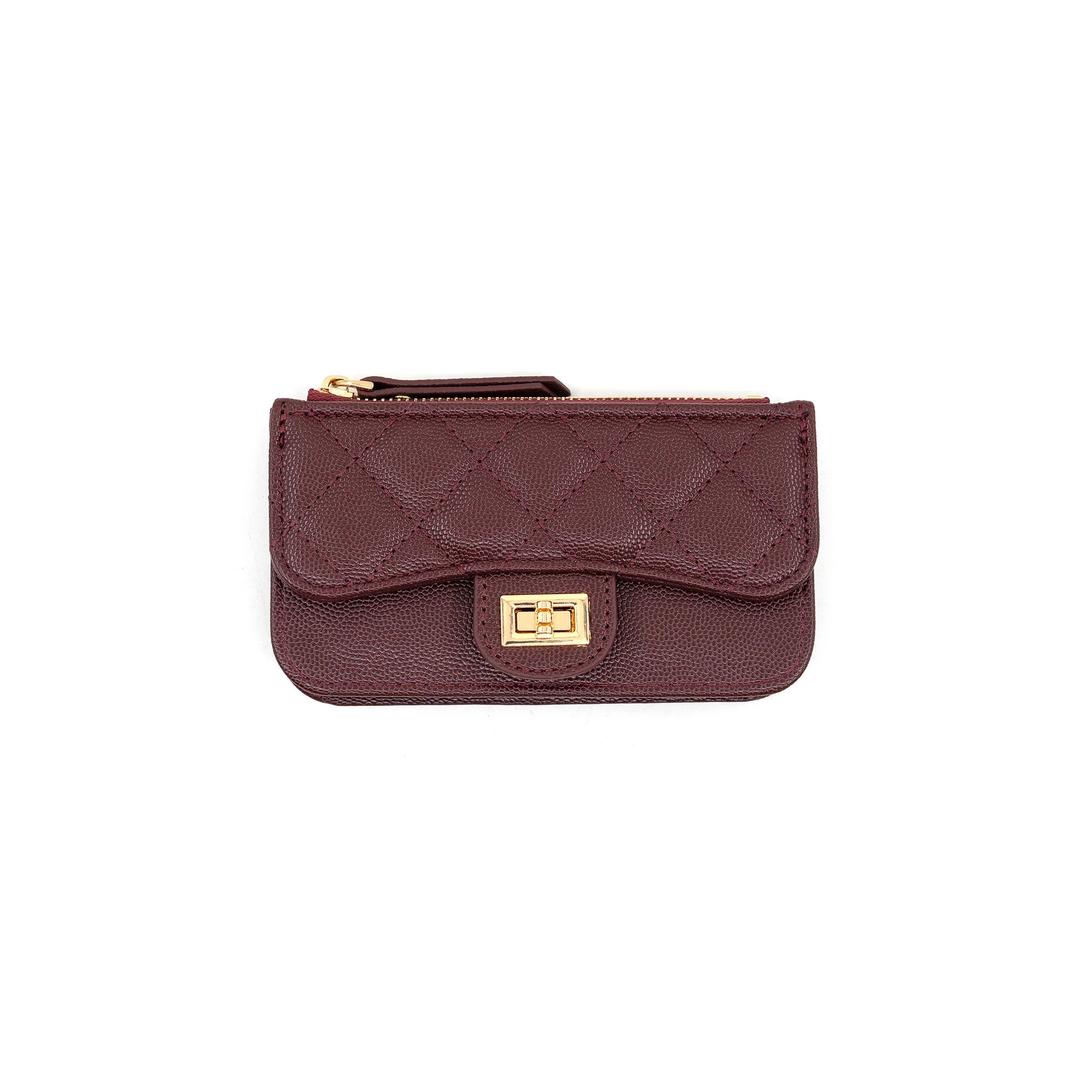 The Quilted Turnlock Wallet