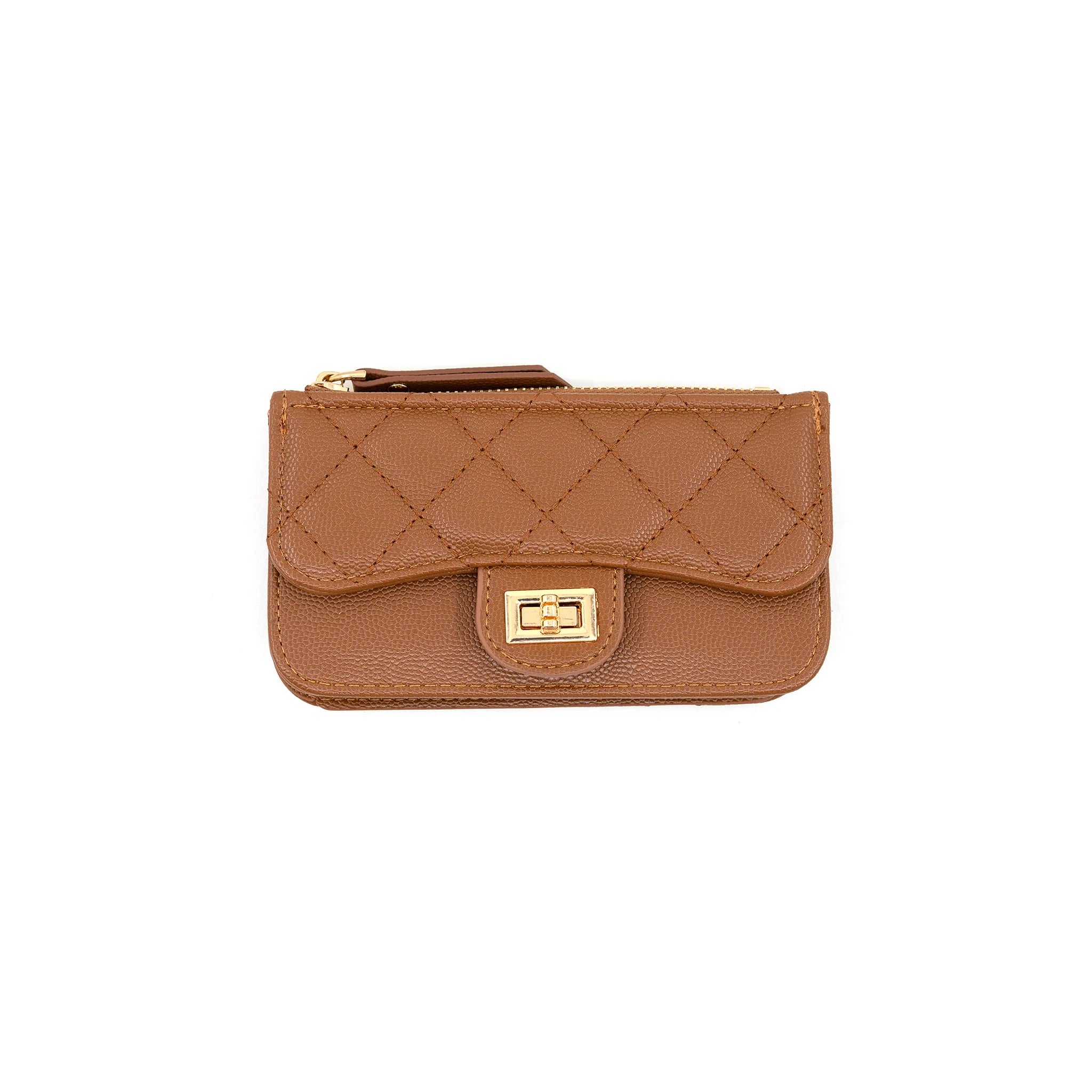 The Quilted Turnlock Wallet