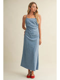 The Indi Denim Midi Dress