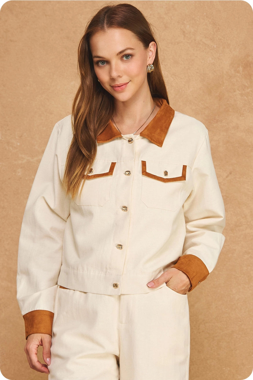 Sagewood Linen Jacket