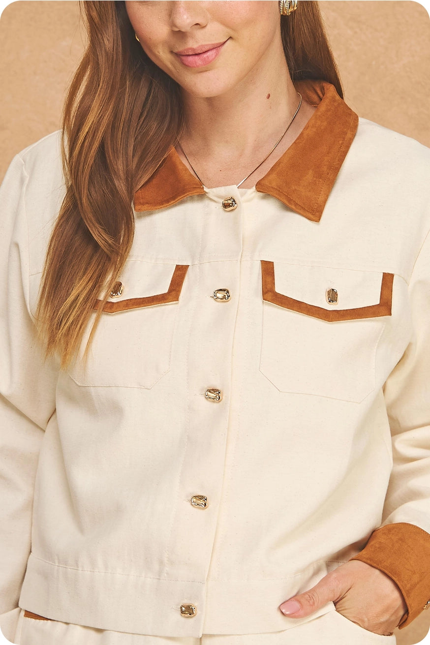 Sagewood Linen Jacket
